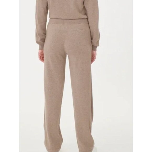 Gobi 100% Cashmere Straight Leg Neutral Lounge Pants-sz 2XL - Picture 2 of 12